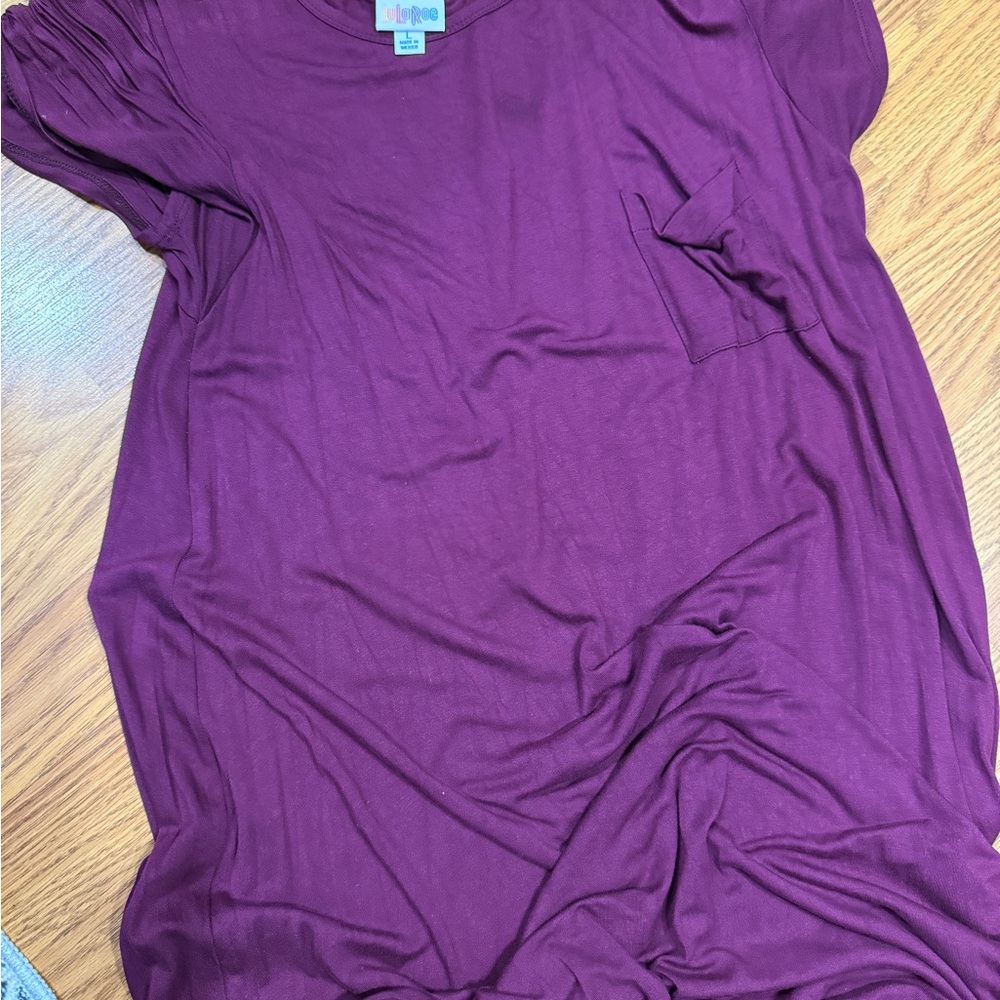 LuLaRoe Rich Purple Top